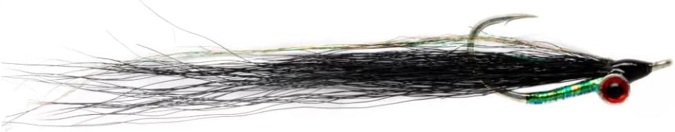 Fulling Mill Clouser Minnow, (Black). Size 2/0 Fresh & Saltwater