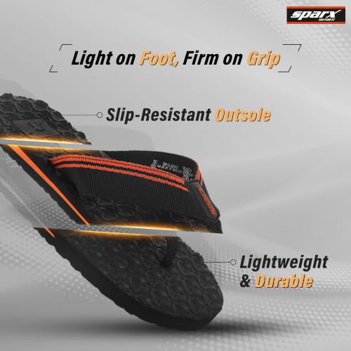 Image of SPARX Flip Flops for Men - Lightweight Comfortable Daily Wear Slippers with Soft Footbed, Flexible Sole & Superior Comfort