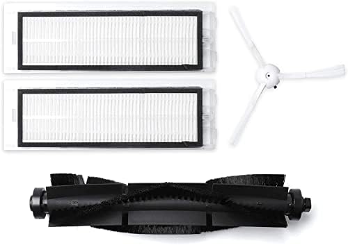 Main Brush Side Brushes Filter - Replacement for 360 S5 S7 Robotic Vacuum Cleaner Accessories Roller Brush HEPA Kit Home Appliance Parts (1PC Main Brush+1PC Side Brush+2PCS Filters) image 5