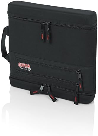 Gator Cases Slim EVA Carry Case for Single Wireless Microphone System; Live-in Style Holds Reciever, Body Pack, and Microphone with Antenna Access (GM-1WEVAA)