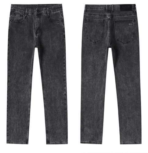 Jeans Pants Trousers Denim Spring and Autumn Light Business Men's Elastic Classic