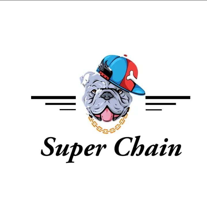 Image of Dog Chain Silver Grind No.4 Heavy Weight Dogs Leash Heavy Duty Dog Chain with Heavy Hook (L - 60inch) for Dog