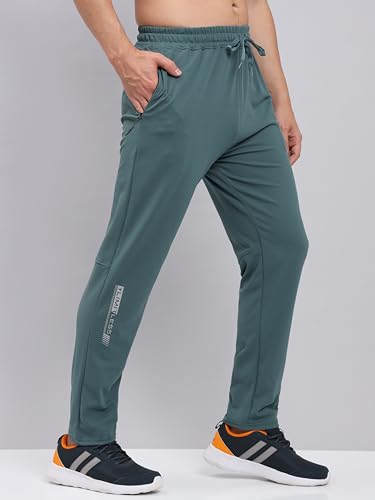 Image of TECHNOSPORT Men Mid Rise Regular Fit Active Track Pant - (MPOR15) Pack of 1