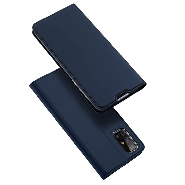 ConnectPoint Hard Flip Cover for Samsung Galaxy M31s, Leather Wallet Book Flip Folio Stand View Cover with Card Slots and Magnetic Closure for Samsung Galaxy M31s - Blue (B0C3MV11KX) Amazon Price History, Amazon Price Tracker