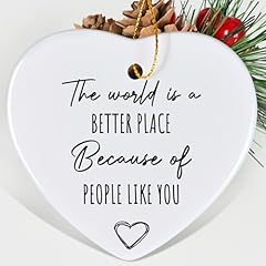 Because of You, the World is a Better Place.