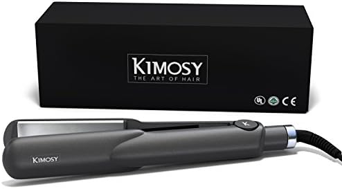 Hair Straightener - Professional Black Ceramic Flat Iron Hair Straighteners From Kimosy. Easily Create Waves, Curls + Straighten Hair with a Shiny Silky Finish Using the Floating Ceramic Plates-excellent Quality. Get the Hair You've Always Wanted Today!