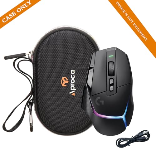Funda rígida Aproca de alta protección para ratón inalámbrico Logitech G502 X Plus 4