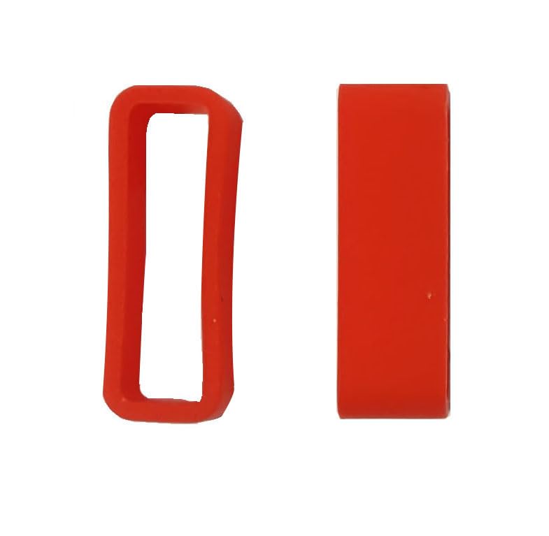 Image of Dreamy 22mm Silicone Smart Watch Strap Loops /Keepers Holder Retainer Loop Replacement - color Watch Band Loop (Pack of 2)