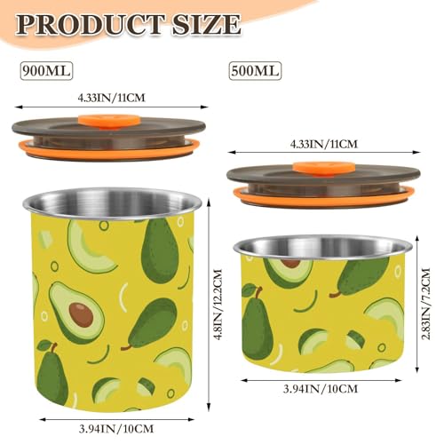 Contenedor de café DOMIKING 900 ml acero inox. miniatura 2