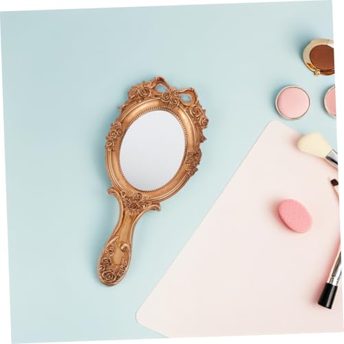 Espejo de Mano Vintage Retro para Maquillaje Holibanna miniatura 6