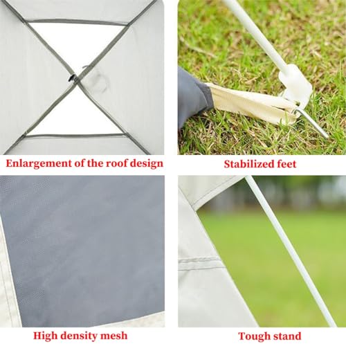 Carpa dome para camping de 3-4 personas GIZNXBA miniatura 7