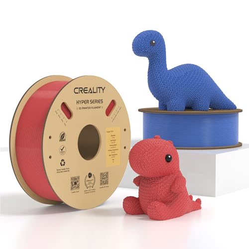 Official Creality Hyper PLA Filament Bundle, Up to 600mm/s High Speed 3D Printer Filament PLA, No-Tangling Stronger Toughness Fit Most 3D Printers