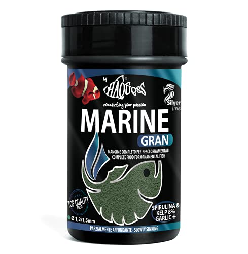 Haquoss Marine Gran Gourmet Mangime in Granuli per Pesci Marini Tropicali, 100 ml/55 gr