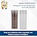 BCW Quarter Coin Storage Tubes - 10 Pack | Archival Quality Plastic Coin Holders, Screw-On Caps | Long-Term Coin Storage
