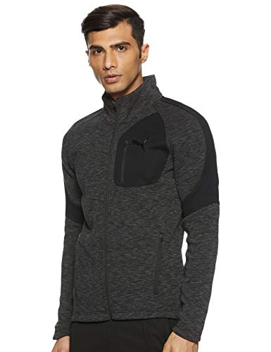 Preisvergleich Produktbild PUMA Herren Jacke Evostripe Jacket, Cotton Black-Heather, S, 851721