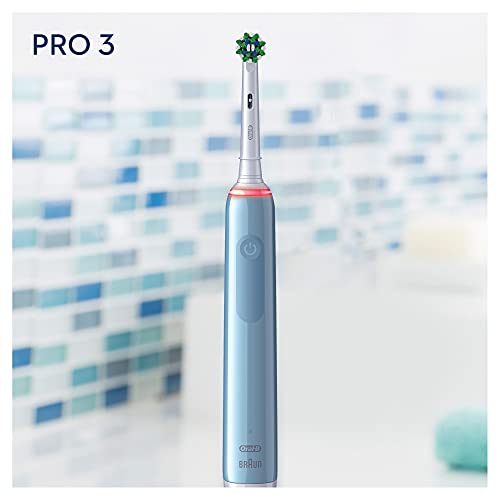 Oral-B Pro 3 3000 Cross Action, Blau, 1 Stück (1er Pack) – Bild 8