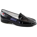 Marc Joseph New York East Village Shoes for Women – Calf Leather Upper – Gel Heel Insert – Rubber Outsole Black Patent 7.5 M