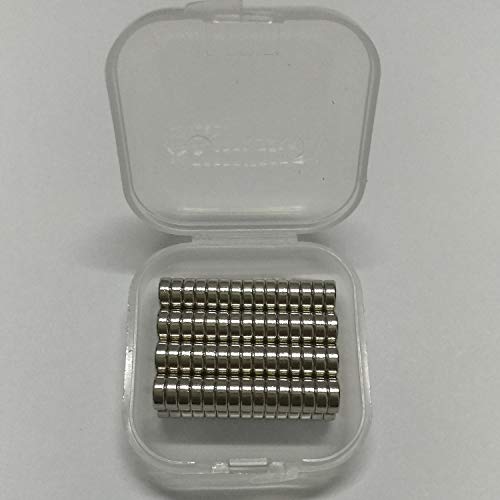 100Pieces Brushed Nickel Pawn Type Magnetic Push Pin, Refrigerator Magnet, Office Magnet, Dry Erase Board Magnetic Needle, Whiteboard Magnet, Round Stainless Steel Magnet, 5X2Mm (0.2 Inch) #TOP5