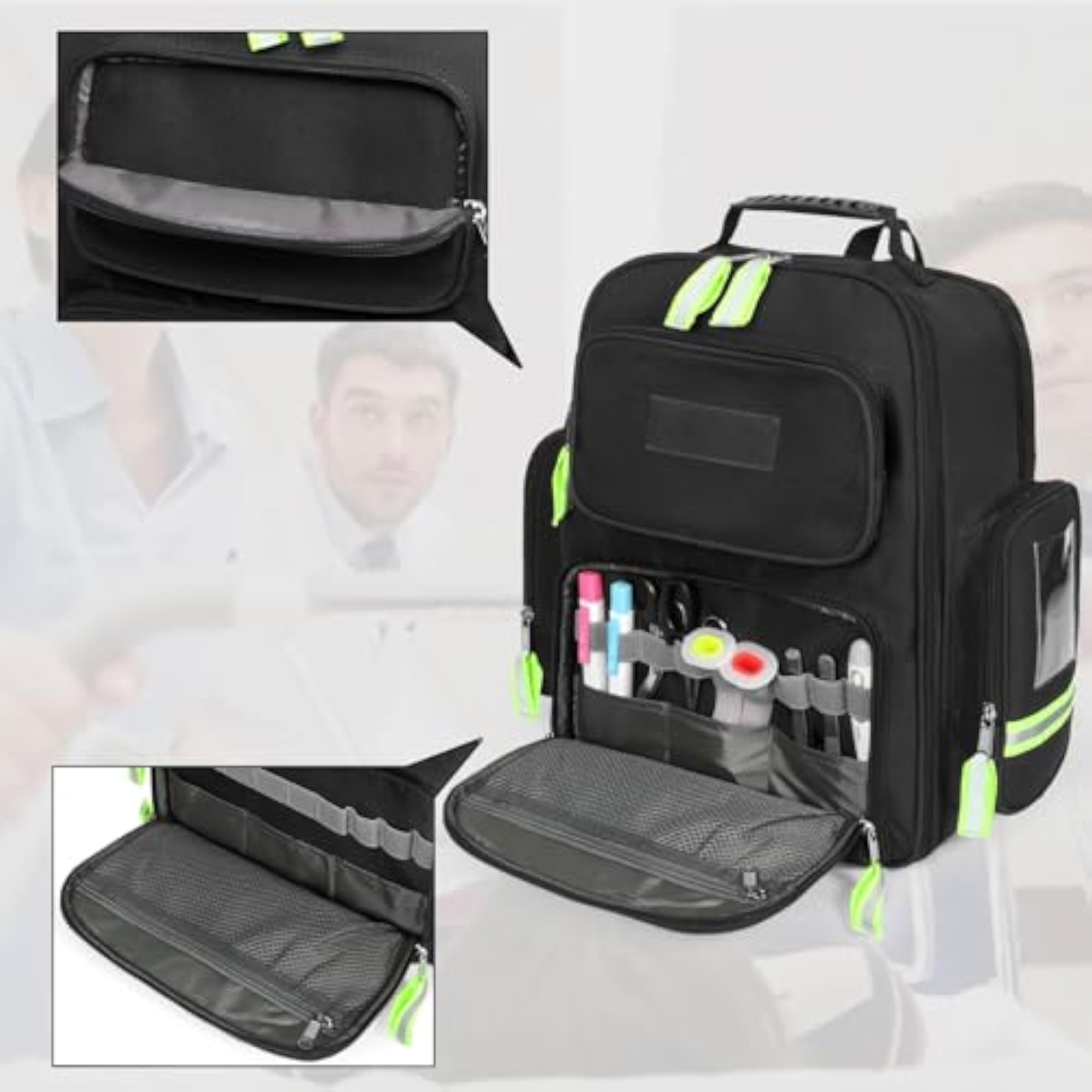 First Aid Emergency Medical Backpack, Waterproof