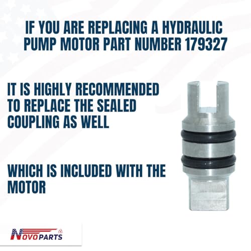 Image of Hydraulic Power Leveling System KIT for RV Pump Motor with Manual Drive 179327, 414850, 045-179327 Includes Sealed Collar Coupling 286722 and Hydraulic Solenoid 161394 684-1211-212