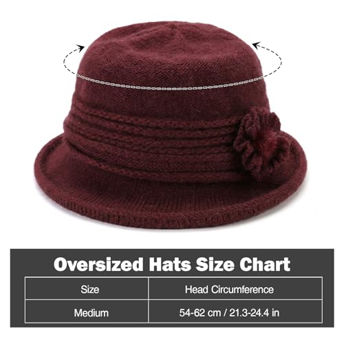 Bonnet hiver chaud femme protégeant du vent avec bord pliable doux - 5