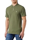 Polo manga corta Springfield Polo Manga Corta Básico Viscosa Camiseta, Kaki Medio, S para Hombre