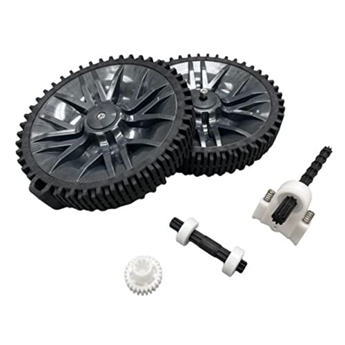 DPM Heavy-Duty Pro Upgrade Kit for Pentair Rebel Model 360473 Inground Swimming Pool Cleaner | Kit Includes 2 Wheels 2 Tires 2 Wheel Hubs Left & Right Drive Assembly & Wheel Bearings