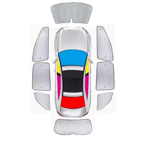 Pare-soleil voiture complet pour Touran 1T isolation thermique pare-brise