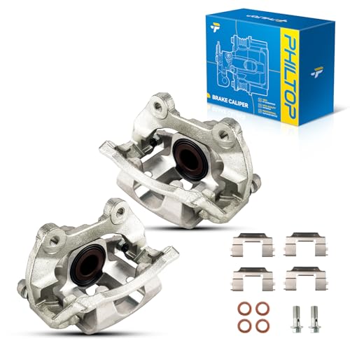 Image of PHILTOP Brake Caliper Rear Compatible with 2009-2017 Traverse, 2007-2016 Acadia, 2008-2017 Enclave, 2013-2019 XTS, 2007-2010 Outlook, 2017-2017 Acadia Limited, 18-B5058, 18-B5059