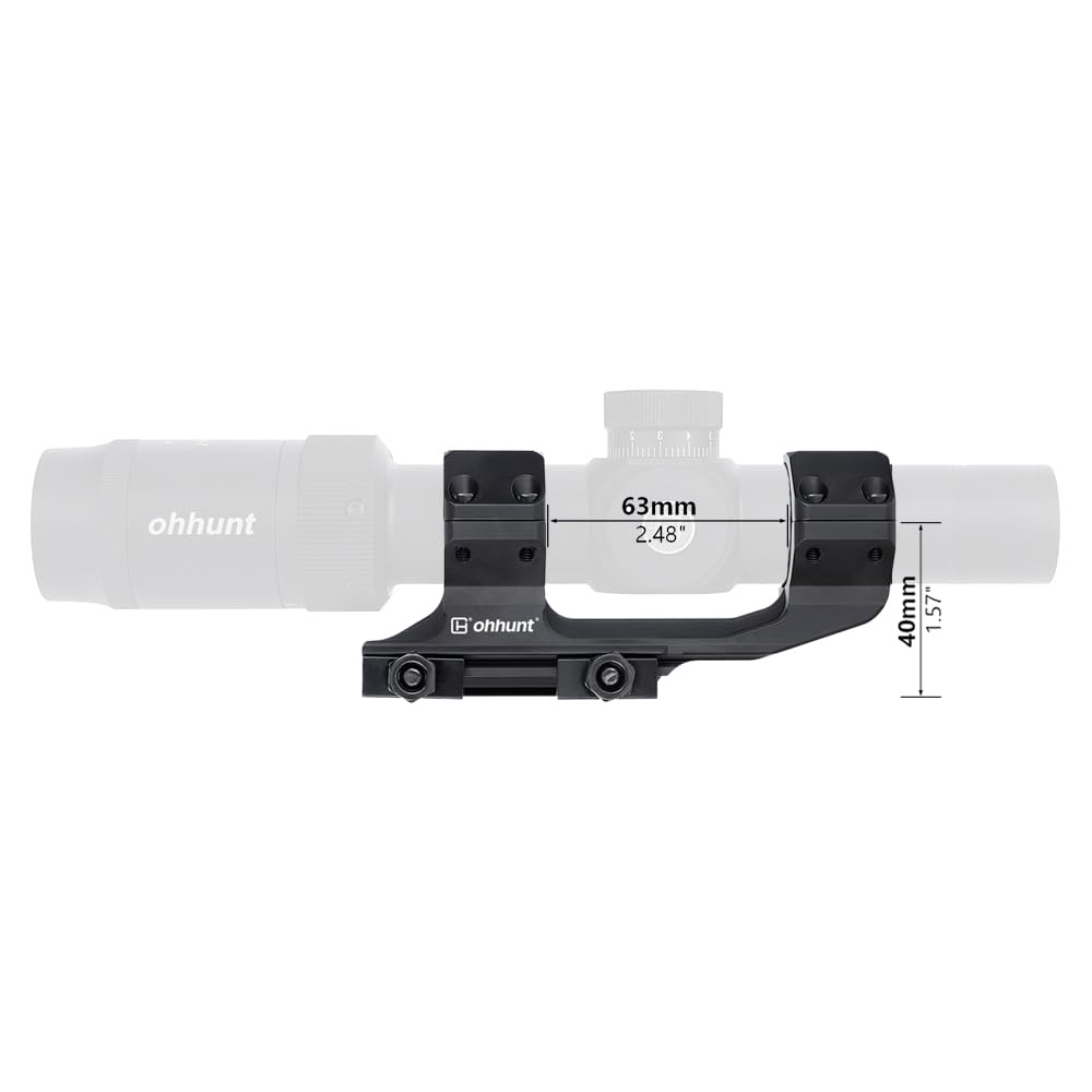 ohhunt 34mm Scope Mount Picatinny for 34mm Scope