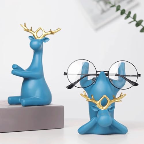 Accesorios decorativos y soporte para gafas de sol azul multiusos 5