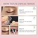 Beejong Korean Eye Charm Double Eyelid Tape Hooded Lift – Face Lifting Invisible –Droopy Lifter Strips for Hooded Eyes (Double Sided 3mm 220p)