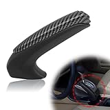 Emergency Parking Brake Handle 47115-SNA-A82 Emergency Brake Parking Handle Cover Comfortable Handbrake Protector Cover Compatible with 2006 2007 2008 2009 2010 2011 Honda Civic(Carbon Fiber)