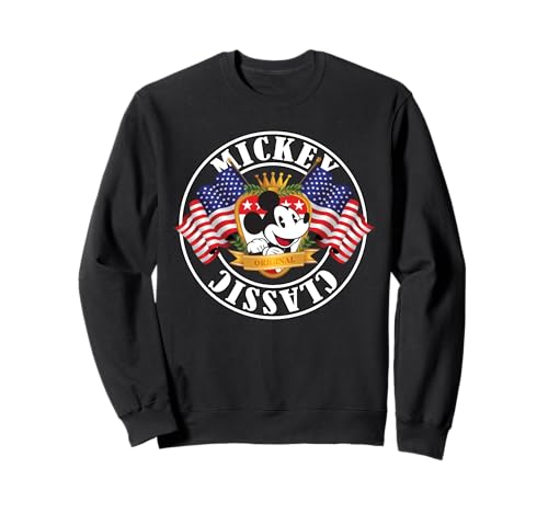 Pull Mickey Mouse Disney Classic broderie et finitions premium