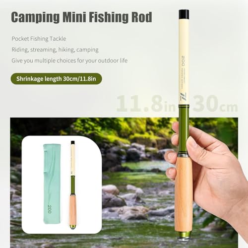 Equipement de pêche : petite canne légère pour rivière et lac