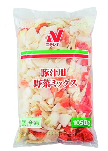 [冷凍] ニチレイ 業務用 豚汁用野菜ミックス 1050g ×2袋の商品画像（Amazon）