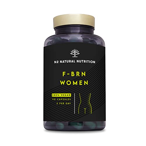 Supplément Brûleur de Graisse Puissant Femme Pré-Workout | Minceur, Fat Burner, Avec du Thé Vert et du Garcinia Cambogia | Supplément Thermogénique | Vegan | 90 gélules | CE. N2 Natural Nutrition