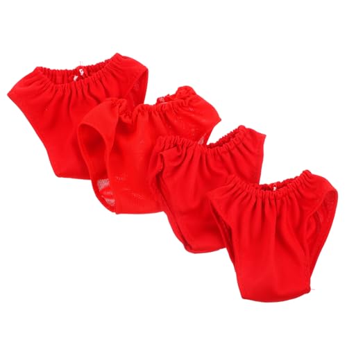Abaodam 4 Uds Accesorios De Ropa De Muñeca Lencería Mini Juguetes Bragas Ropa Interior De Muñeca Juguetes Muñeca Calzoncillos Muñeca Traje Decoración Accesorios De Ropa De Muñeca Pequeña