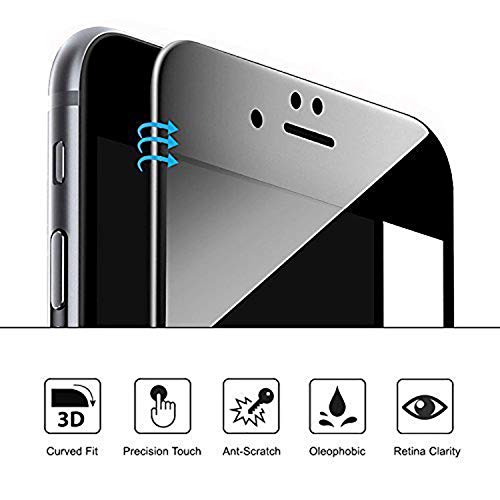 Image of Tempered Glass for Samsung Galaxy J6 - Full Edge to Edge Screen Protection for Samsung Galaxy J6 [Clear][2.5D Curved Edge][9H Hardness][HD Touch][Shatter Proof][Bubble Free Adhesive]