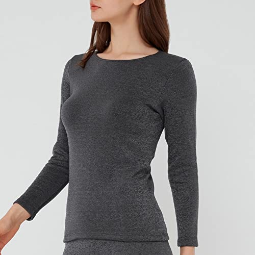 グンゼ インナーシャツ 裏起毛 厚手 あったかインナー 伸びる 長袖インナー ホットマジック 寒さ知らず MH5646R/MH5646K レディース の商品画像 2