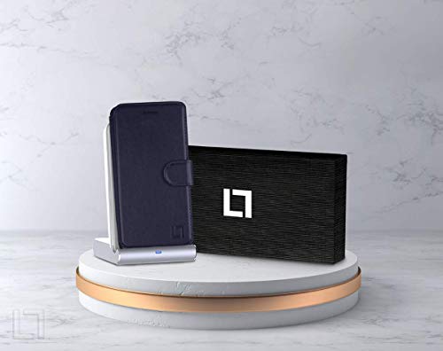 Lupa Iphone 6S Plus Wallet Case, Iphone 6 Plus Wallet Case, Durable And Slim, Lightweight With Classic Design & Ultra-Strong Magnetic Closure, Faux Leather, Navy Blue, For Apple Iphone 6S Plus/6 Plus #TOP4