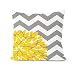 PPMP Fodera per Cuscino Giallo Nordico Fodera per Cuscino Geometrico Abbraccio Cervo Federa Cuscino Decorativo casa Abbraccio Federa Federa A7 45x45cm 2pc