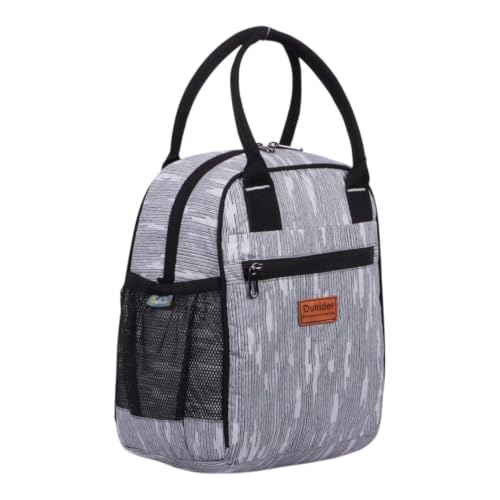 Image of Outrider Polyester Jumbo Lunch Bag,Lunch Bag for Office Men, Women and Kids, Quality Tiffin Bag for School, Picnic, Work, Carry Bag for Lunch Box, 12 litres,