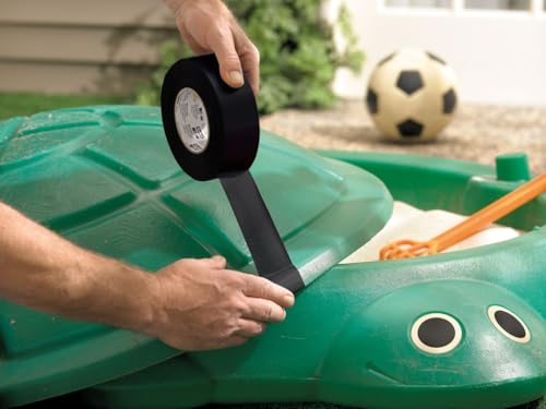 3M All Weather Black Duct Tape, 1.88 in x 30 yd, UV/Water Resistant, Stands up to Heat, Sunlight, Rain, Sleet & Snow, Great for Patching, Reparing Outdoor Items and Reinforcing Tools (2530-BK-3PK) - Thumbnail 5