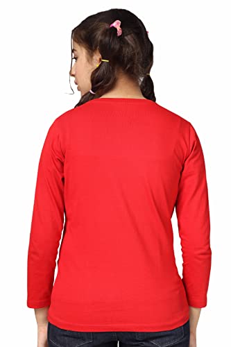 Image of KYDA KIDS Girls Cotton Full Sleeve Printed T-Shirt (Pack of 3)