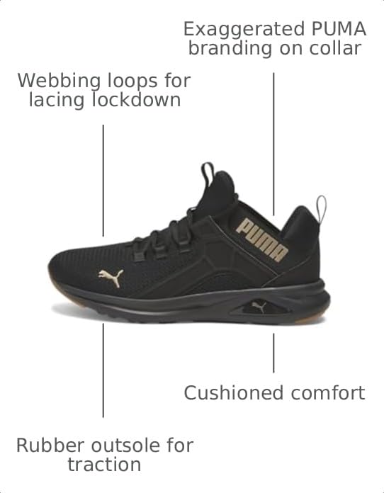 Image of PUMA Mens Enzo 2 Revamp Fleck Running Sneakers Shoes