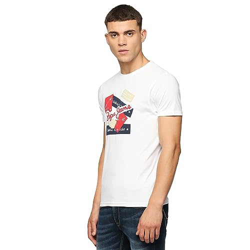 Image of Pepe Jeans Men Cotton Regular Fit T-Shirt