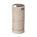 KOUBOO 1060071 La Jolla Rattan Round Umbrella Stand with Water Catch, 9.5" x 9.5" x 21", White Wash
