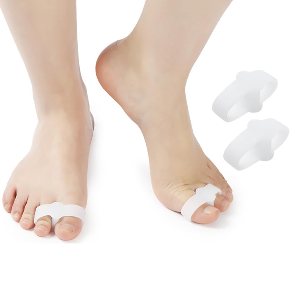 Sweet seven 2 Pcs Say Goodbye to Bunions and overlapping Toes! Sweet seven Bunion Corrector Pack with Big Toe Spacer for Quick Relief and Comfortable Steps.