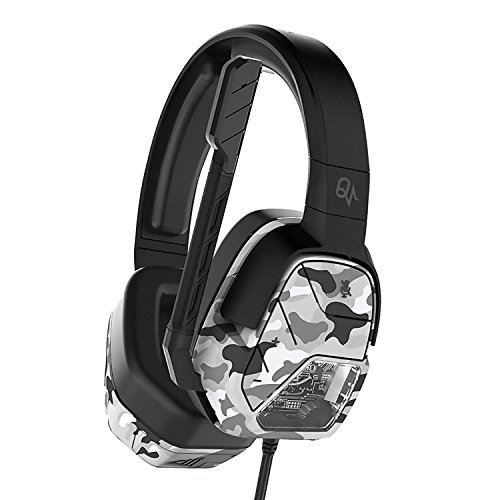 PDP - Auricular Stereo Afterglow LVL 5 Plus, Color Camo Blanco (Xbox One)